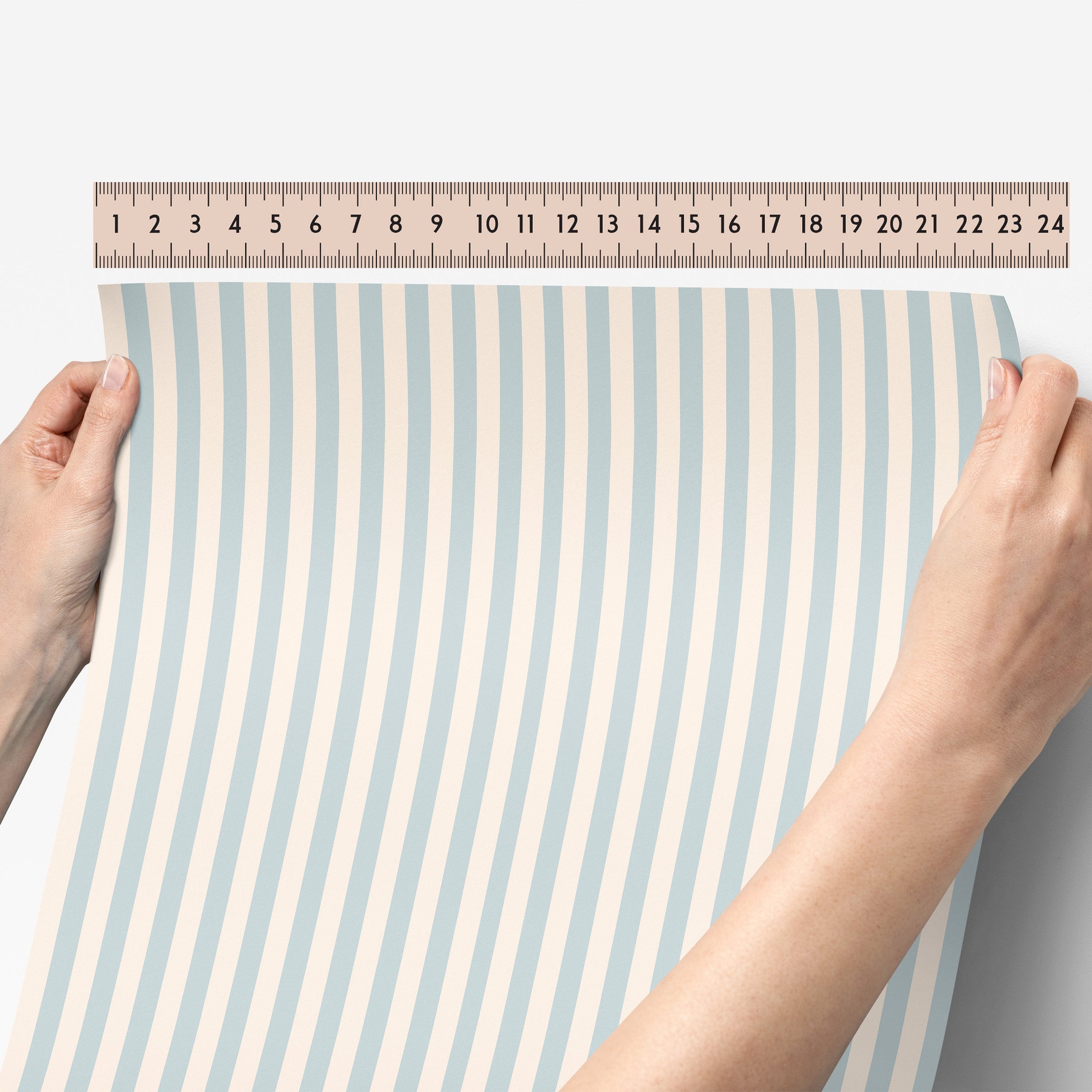 Peel & Stick Wallpaper | Playroom Stripe Sky