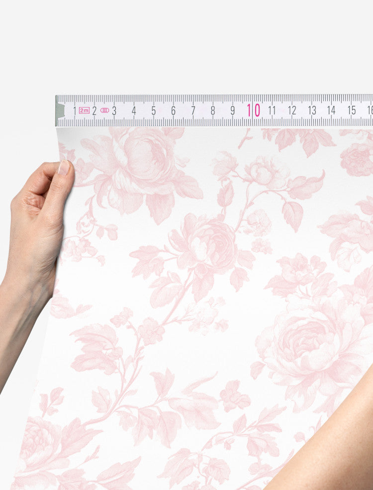 Fancy Bow Toile Peel & Stick Wallpaper