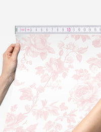 Fancy Bow Toile Peel & Stick Wallpaper