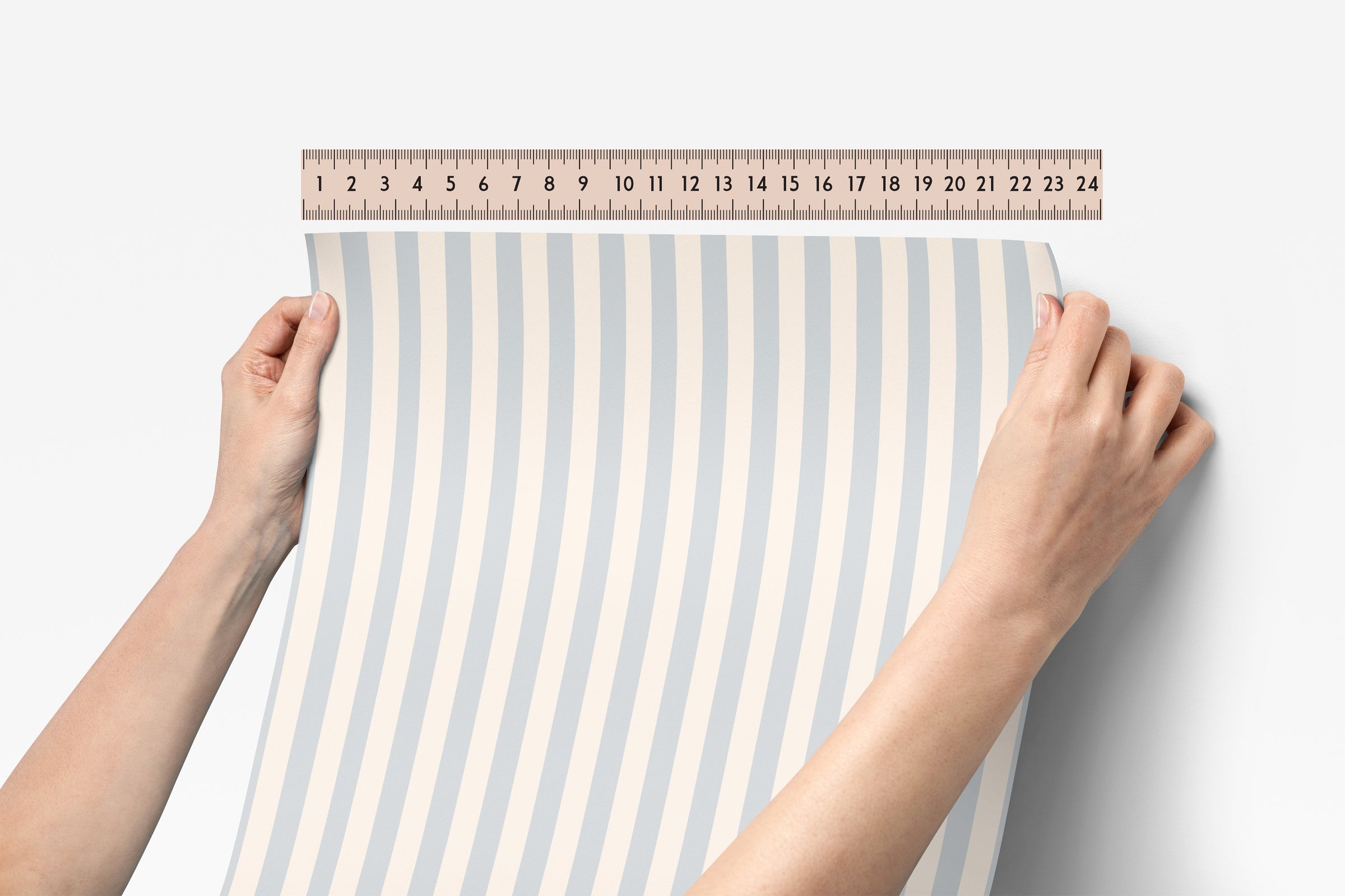 Peel & Stick Wallpaper | Playroom Stripe Sky