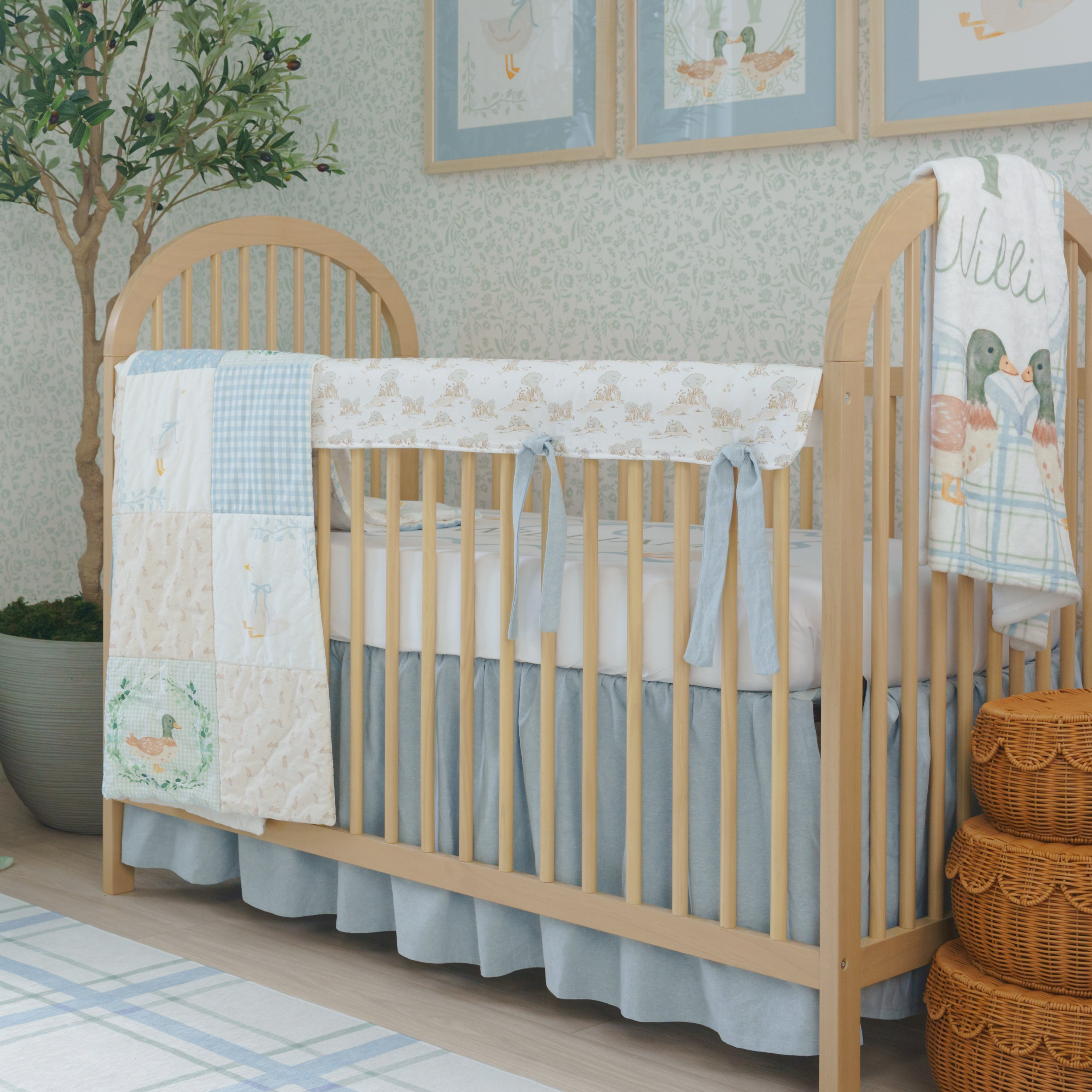 Storybook Cottage: Create Your Own Crib Bedding Set