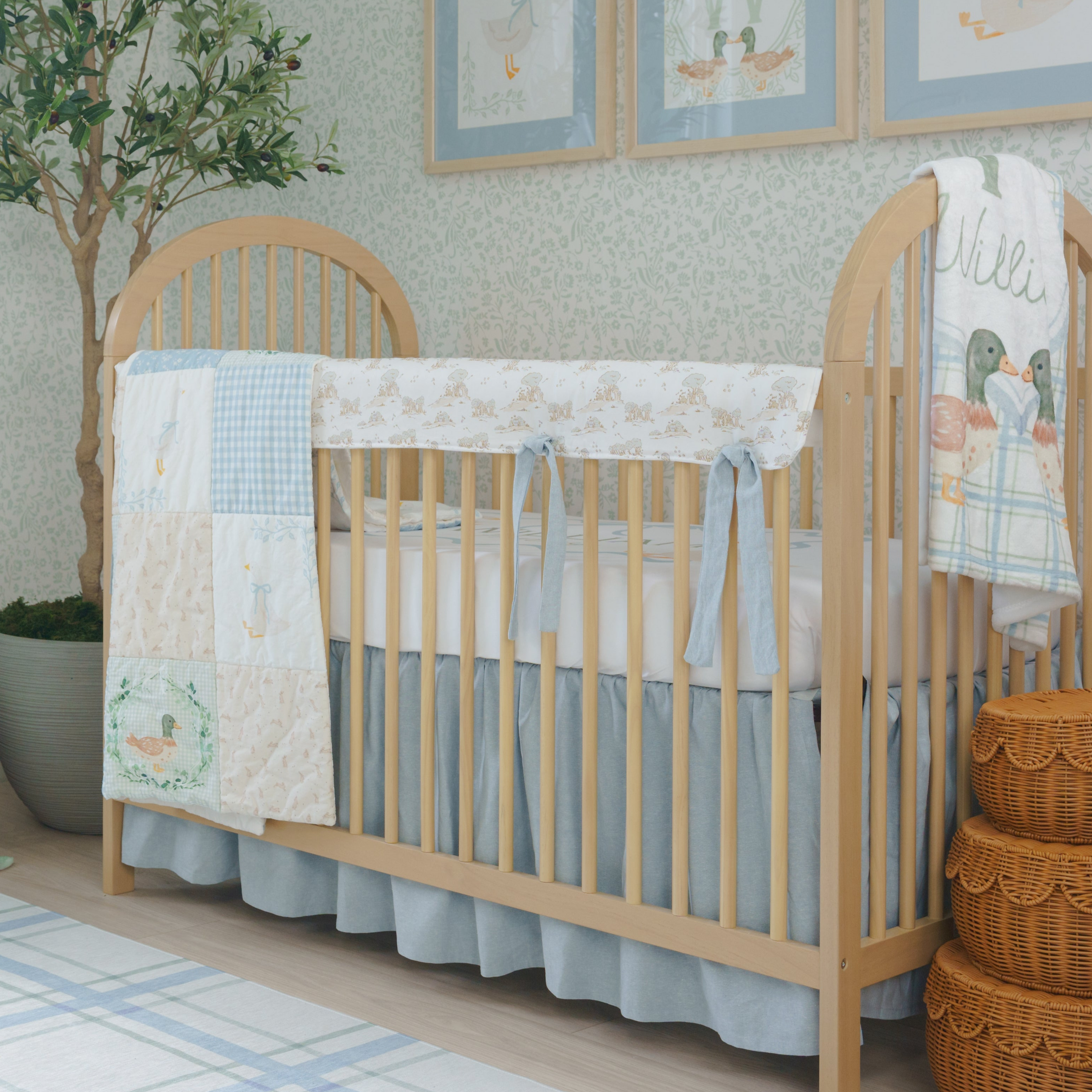 Storybook Cottage: Create Your Own Crib Bedding Set