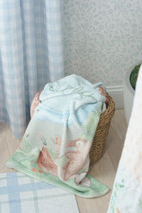 Curtain Panel | Gingham in Soft Chambray