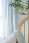 Curtain Panel | Gingham in Soft Chambray