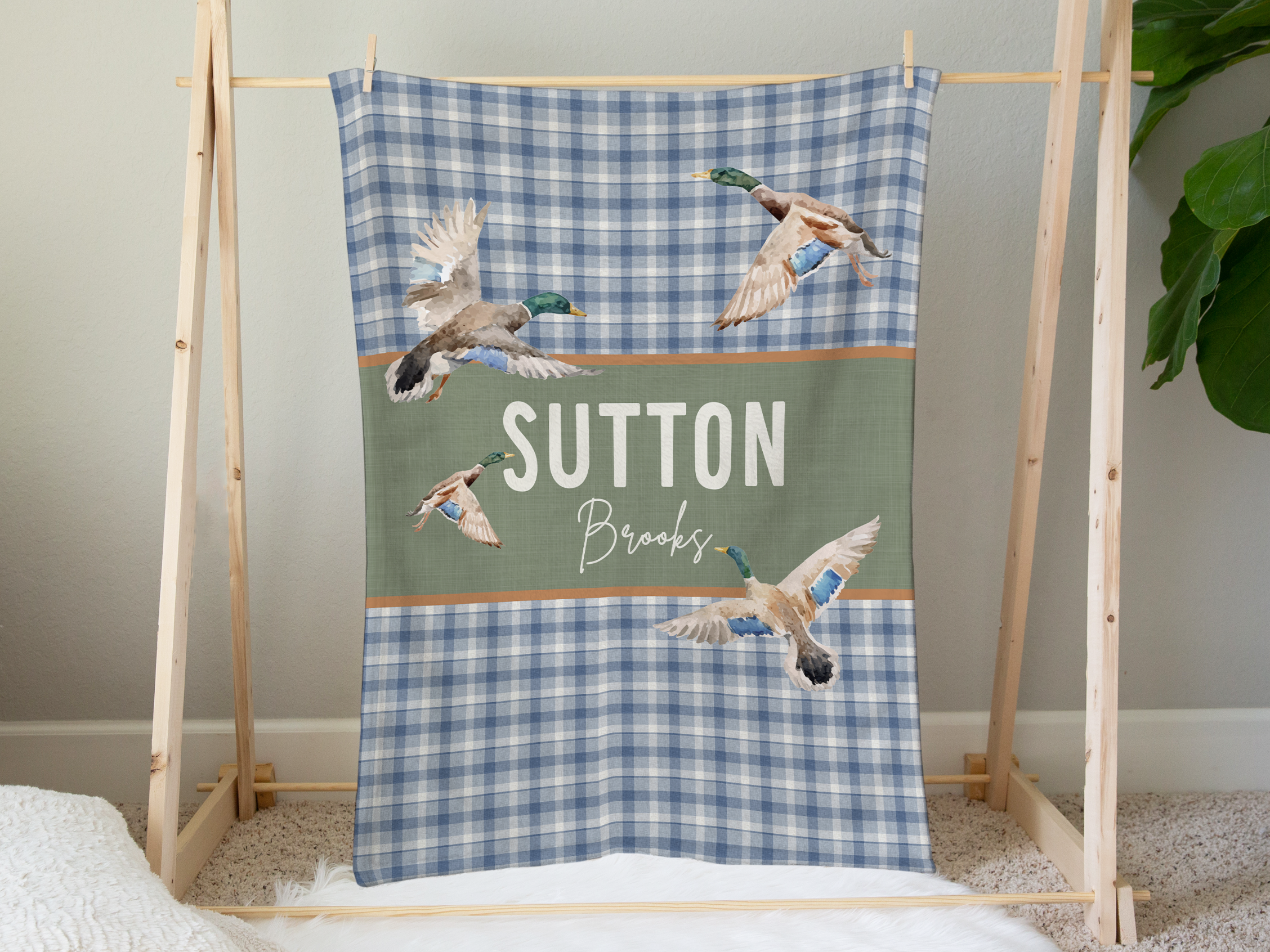 Minky Blanket | Duck Hunting