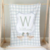 Minky Blanket | Duckling Plaid