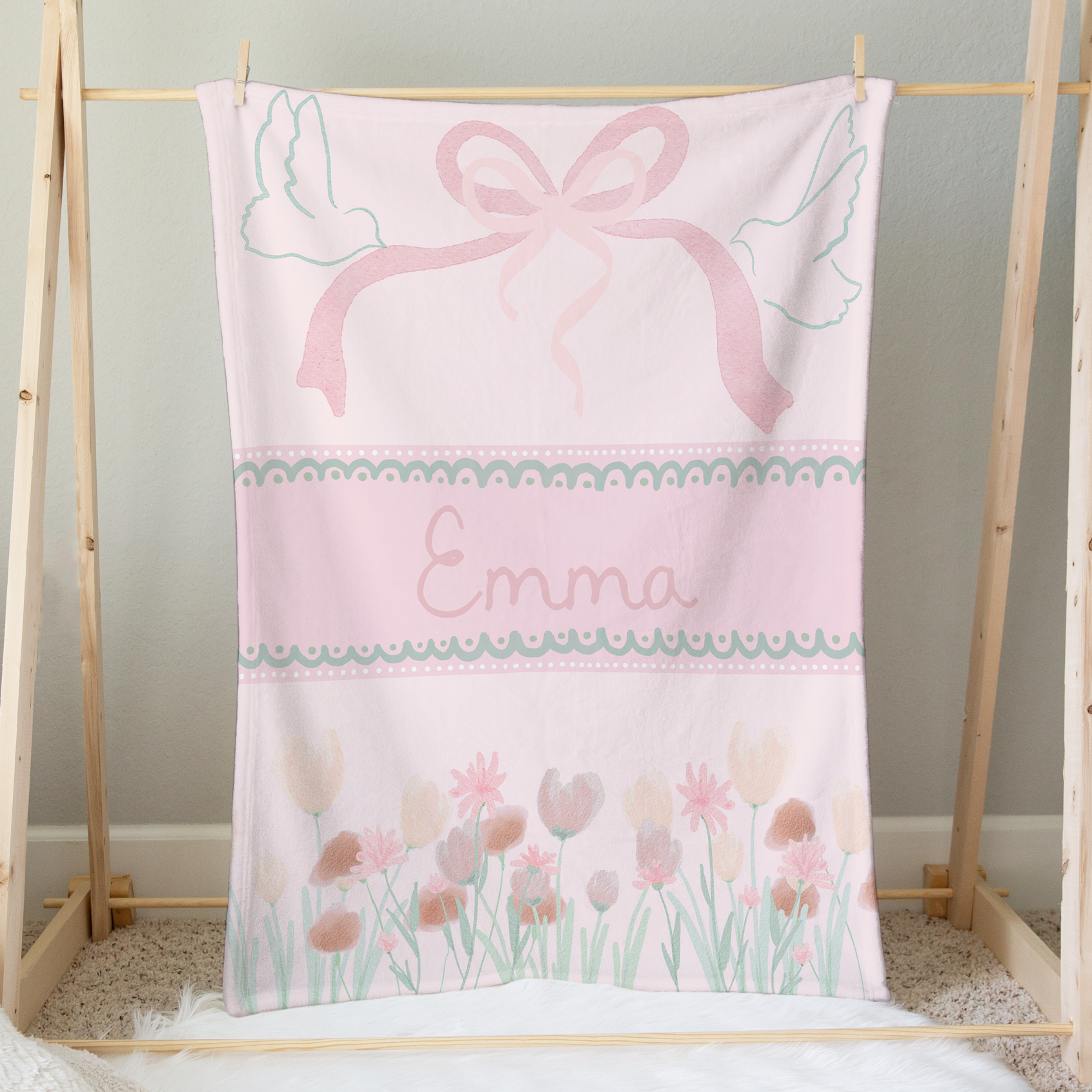 Minky Blanket | Ribbons & Wildflowers