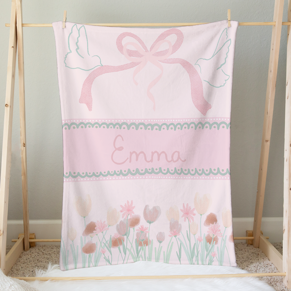Minky Blanket | Ribbons & Wildflowers