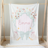 Minky Blanket | Striped Spring Crest