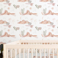 Boho Desert Peel & Stick Wallpaper - Boho Desert, gender_boy, Theme_Boho