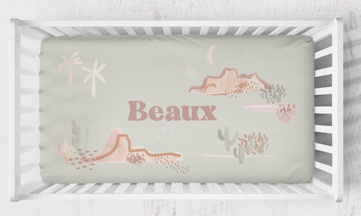 Boho Desert Sage Nursery Starter Set - Boho Desert, gender_boy, text