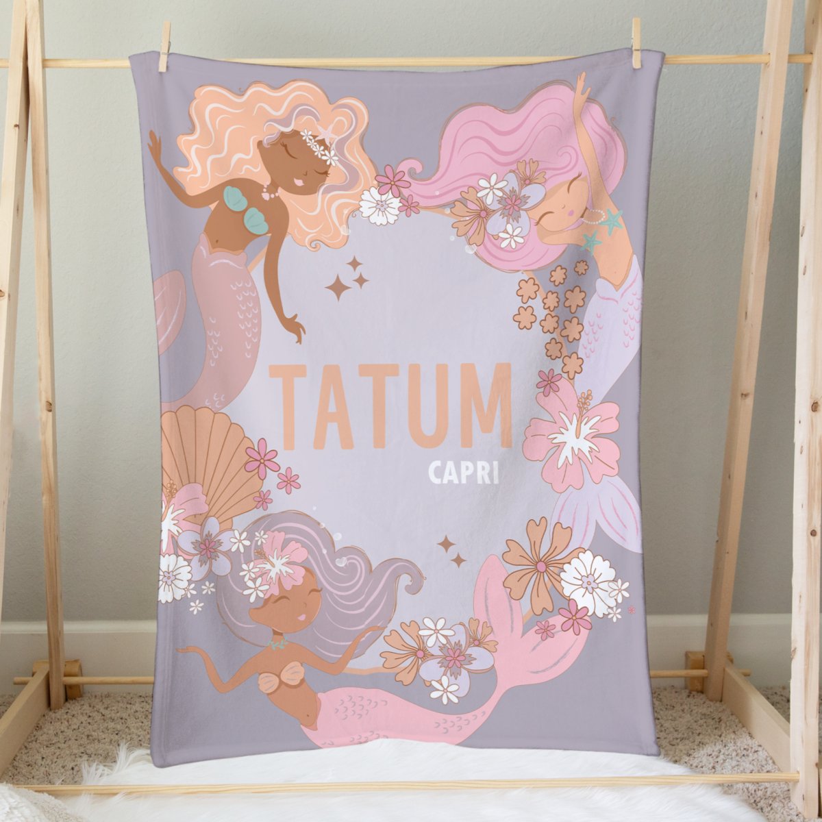 Boho Mermaids Nursery Starter Set - Boho Mermaids, gender_girl, text