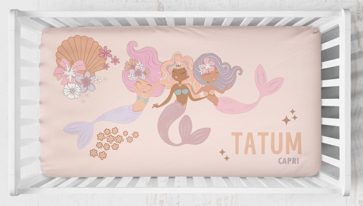 Boho Mermaids Nursery Starter Set - Boho Mermaids, gender_girl, text