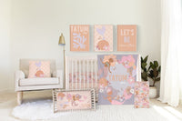 Boho Mermaids Personalized Nursery Art - Boho Mermaids, gender_girl, text