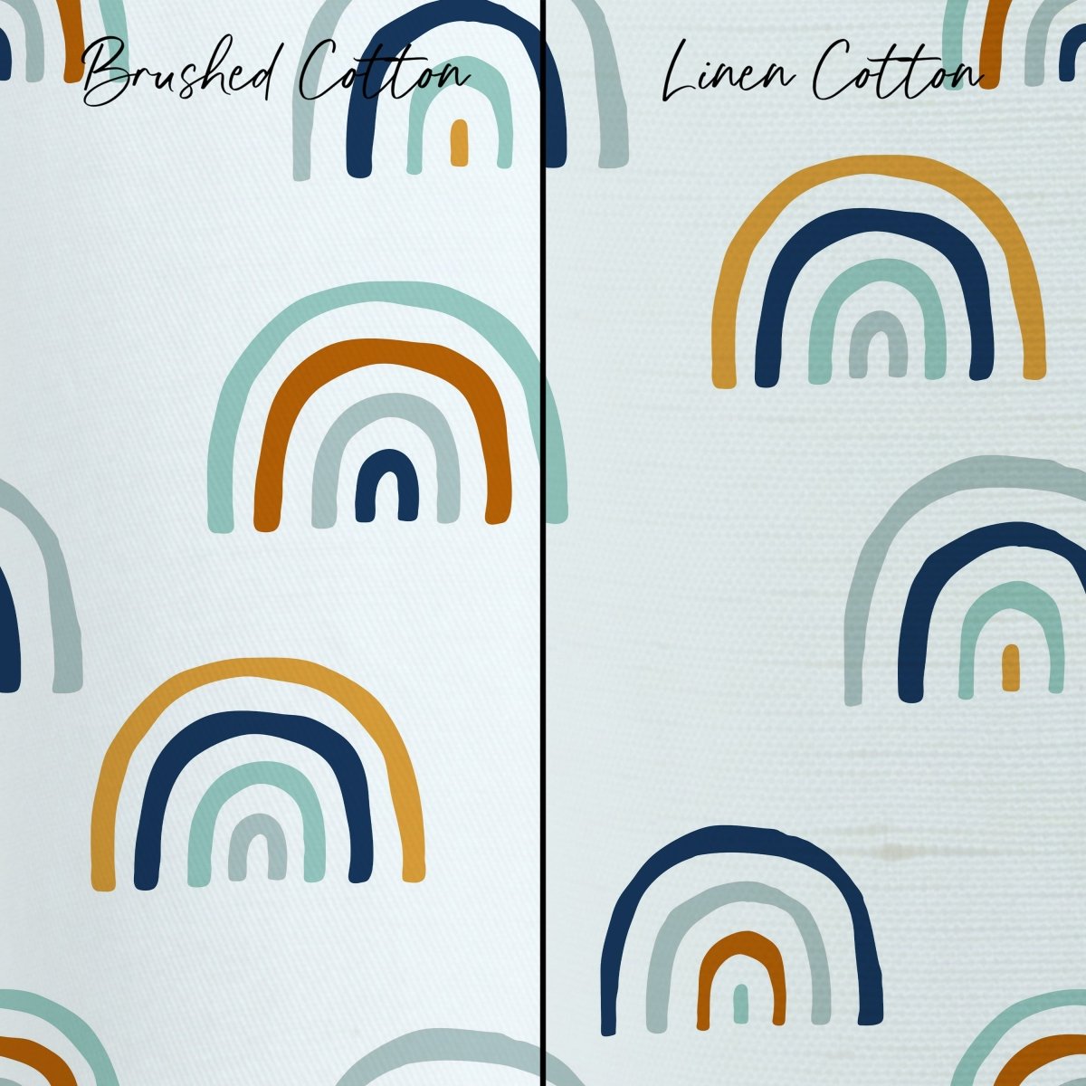 Boho Rainbow Curtain Panel - Boho Rainbow, gender_boy, gender_neutral