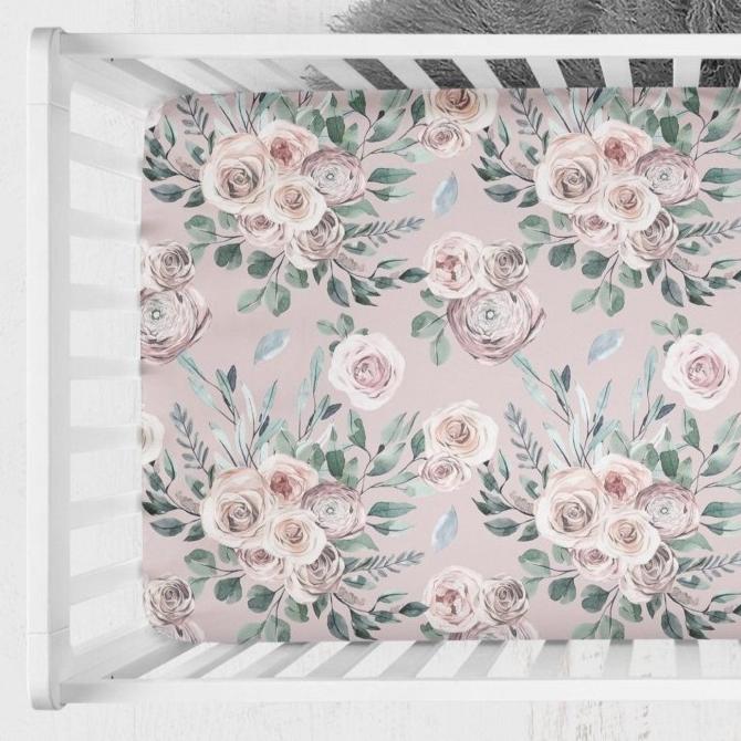Boho Rose Peace Nursery Starter Set - Boho Rose, gender_girl, text