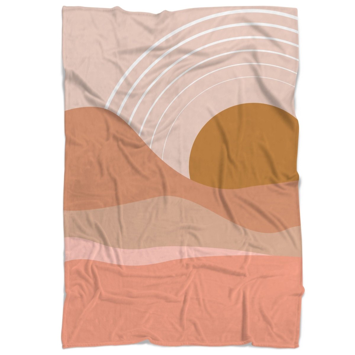 Boho Sunset Minky Blanket - Boho Sunset, gender_girl, Personalized_No