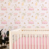 Boho Surfer Girl Peel & Stick Wallpaper - Boho Surfer Girl, gender_girl, Theme_Boho