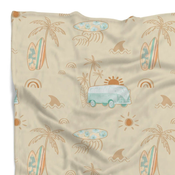 Boho Surfer Minky Blanket - Boho Surfer, gender_boy, gender_neutral