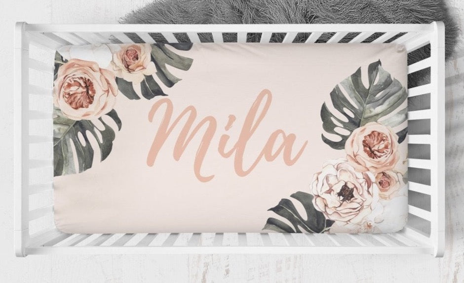 Boho Tropics Nursery Starter Set - Boho Tropics, gender_girl, text