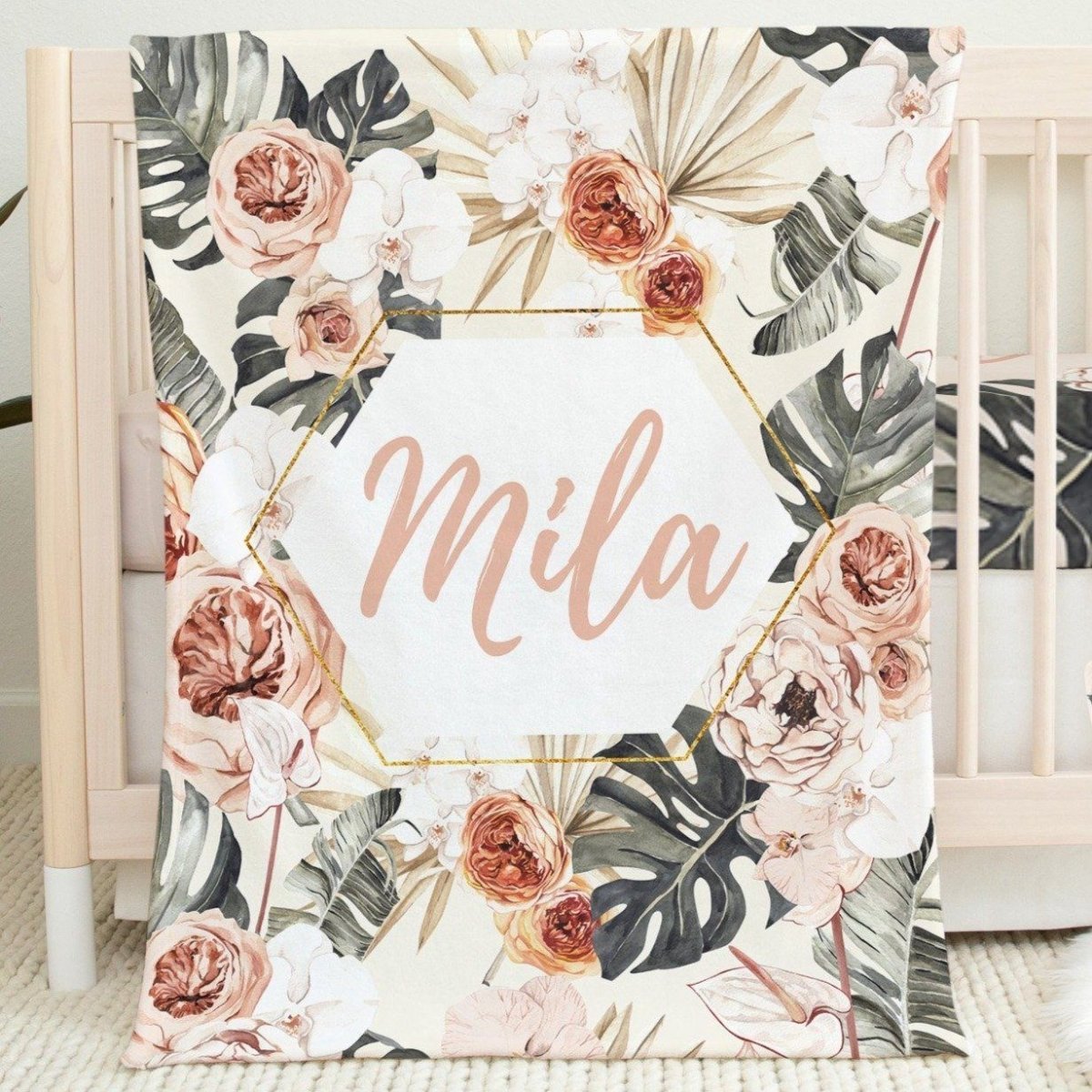 Boho Tropics Nursery Starter Set - Boho Tropics, gender_girl, text