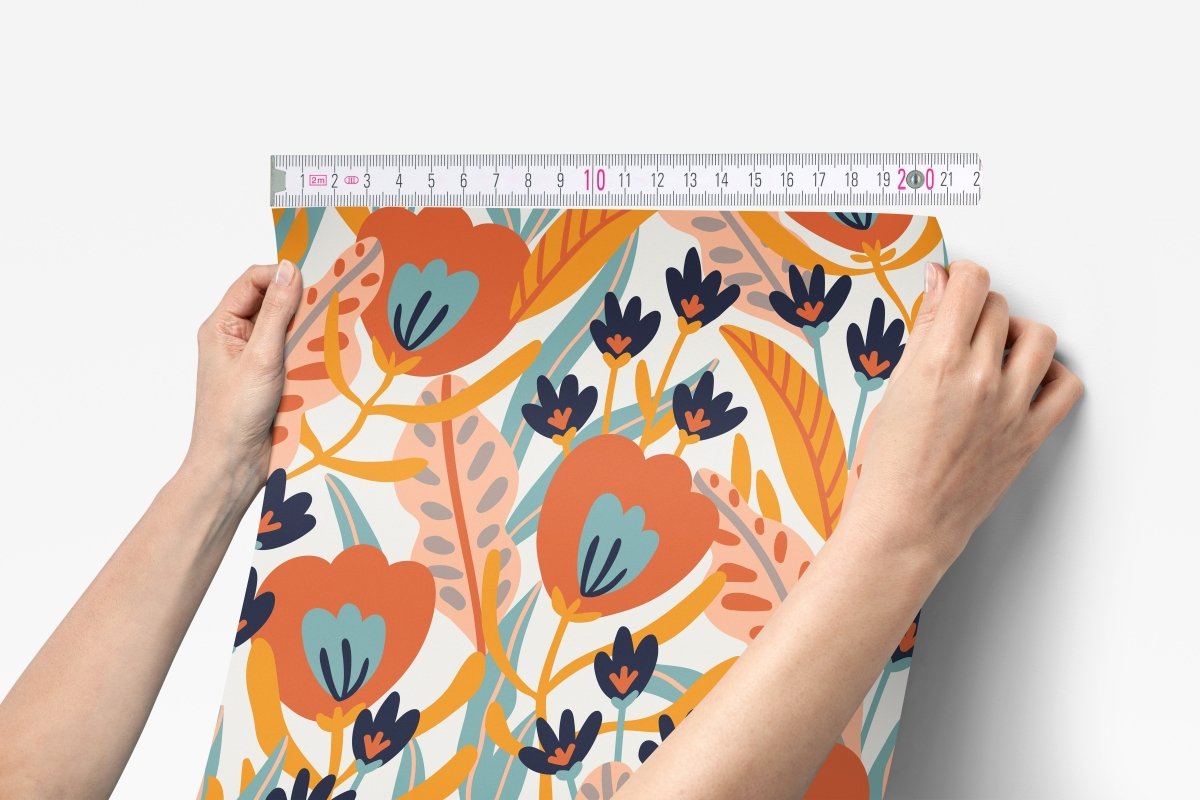 Boho Wildflower Peel & Stick Wallpaper - gender_girl, Theme_Boho, Theme_Floral