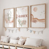 Boho Desert Personalized Nursery Art - Boho Desert, gender_boy, text