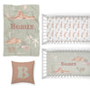 Boho Desert Sage Nursery Starter Crib Bedding Set