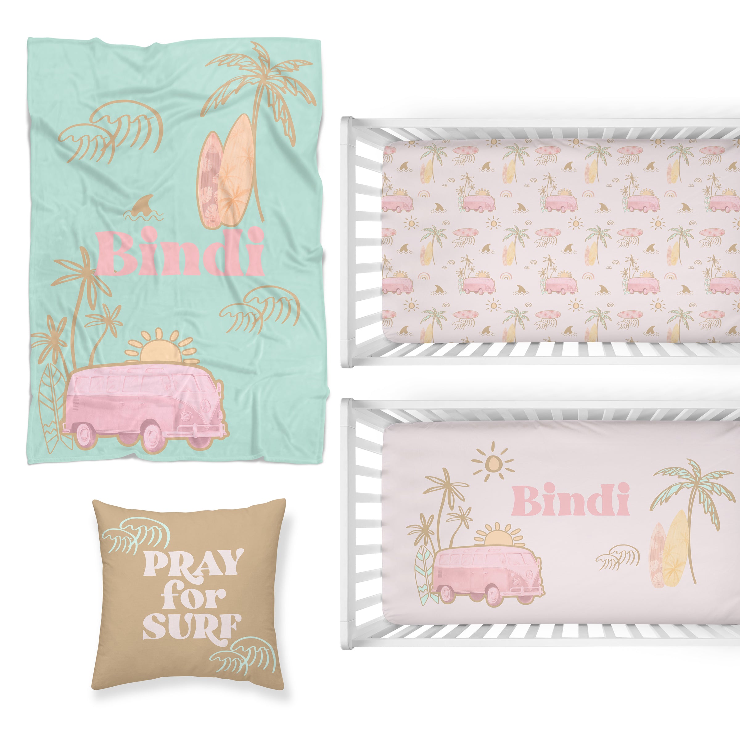 Nursery Starter | Ocean Surfer Girl