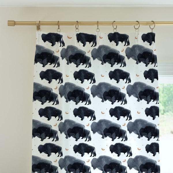Buffalo Babe Curtain Panel - Buffalo Babe, gender_boy, Theme_Boho