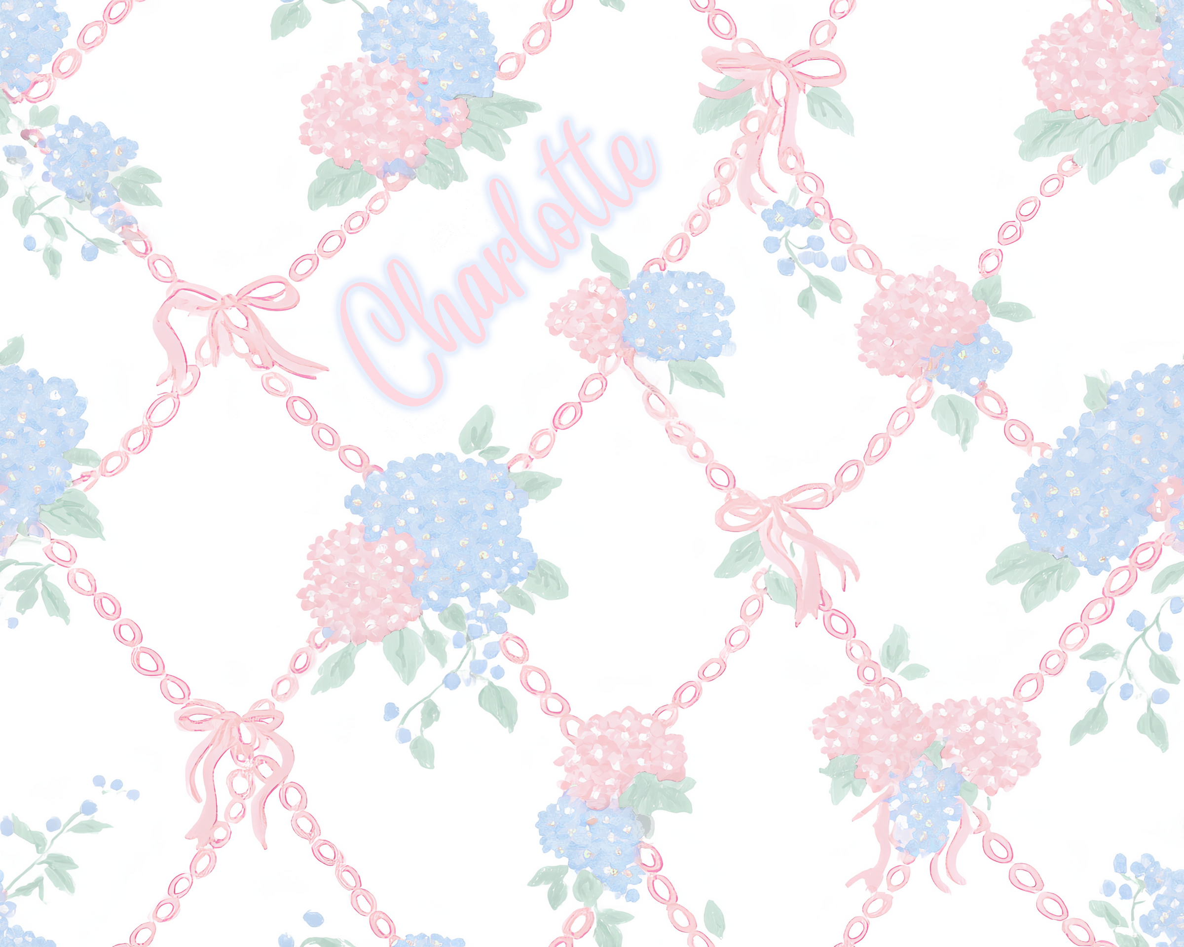 Minky Blanket | Personalized Bow & Blooms
