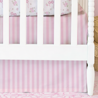 Crib Skirt | Parlor Stripe