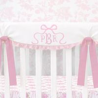 Crib Bedding Set | Scalloped Pretty in Pink