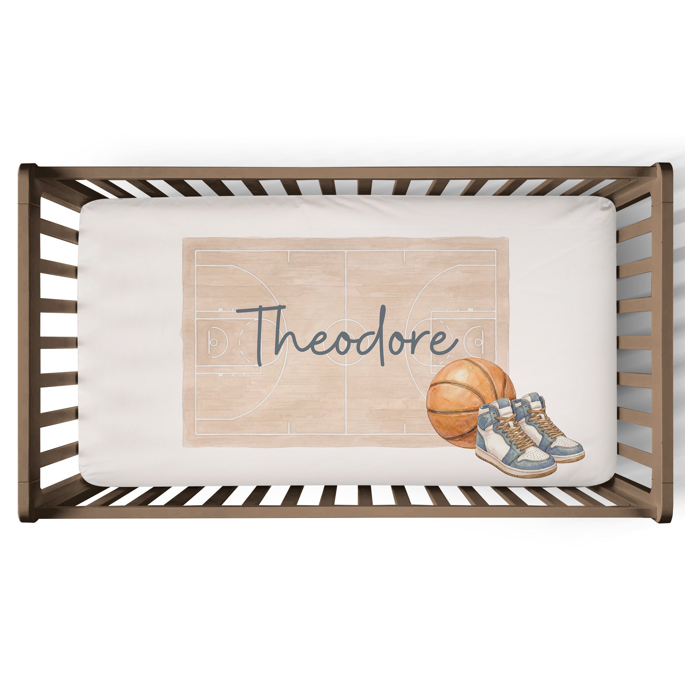 Personalized Crib Sheet | Pickup Game