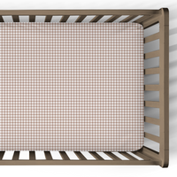 Crib Sheet | Tobacco Gingham