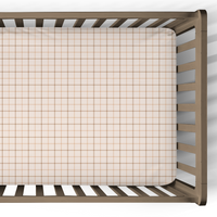 Crib Sheet | Chestnut Grid
