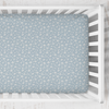 Crib Sheet | Ditzy Floral in  Soft Chambray