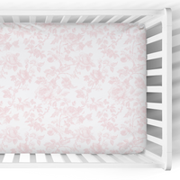 Crib Sheet | Fancy Bow Toile