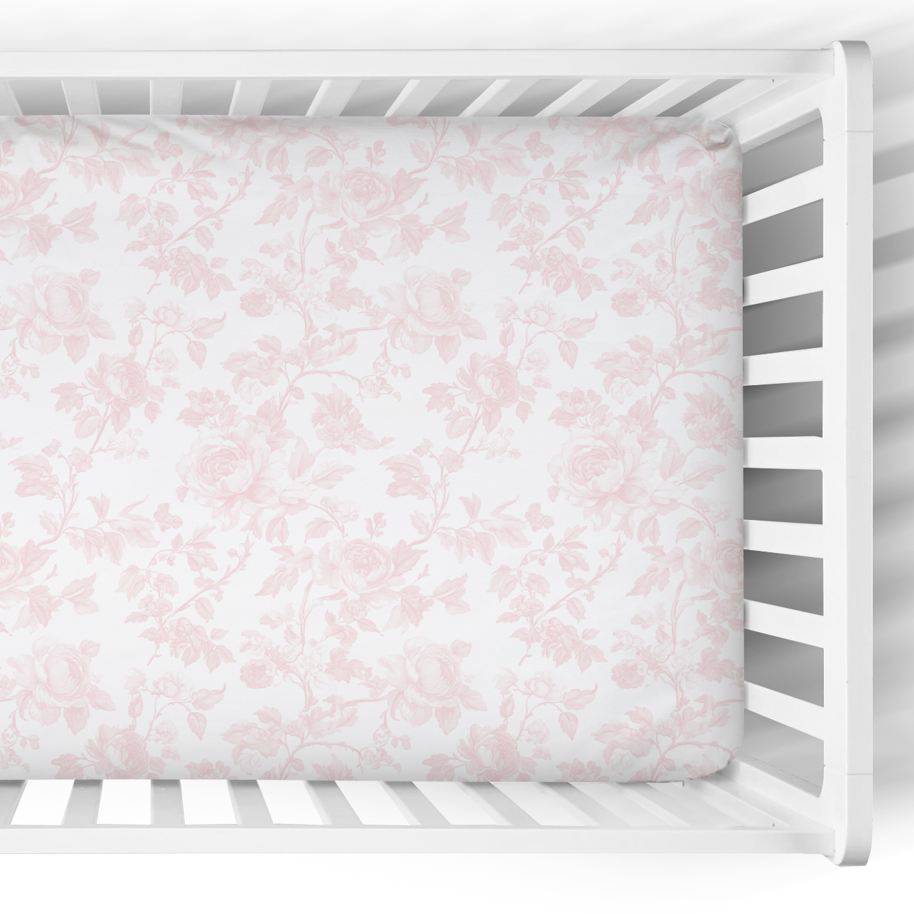 Crib Sheet | Fancy Bow Toile