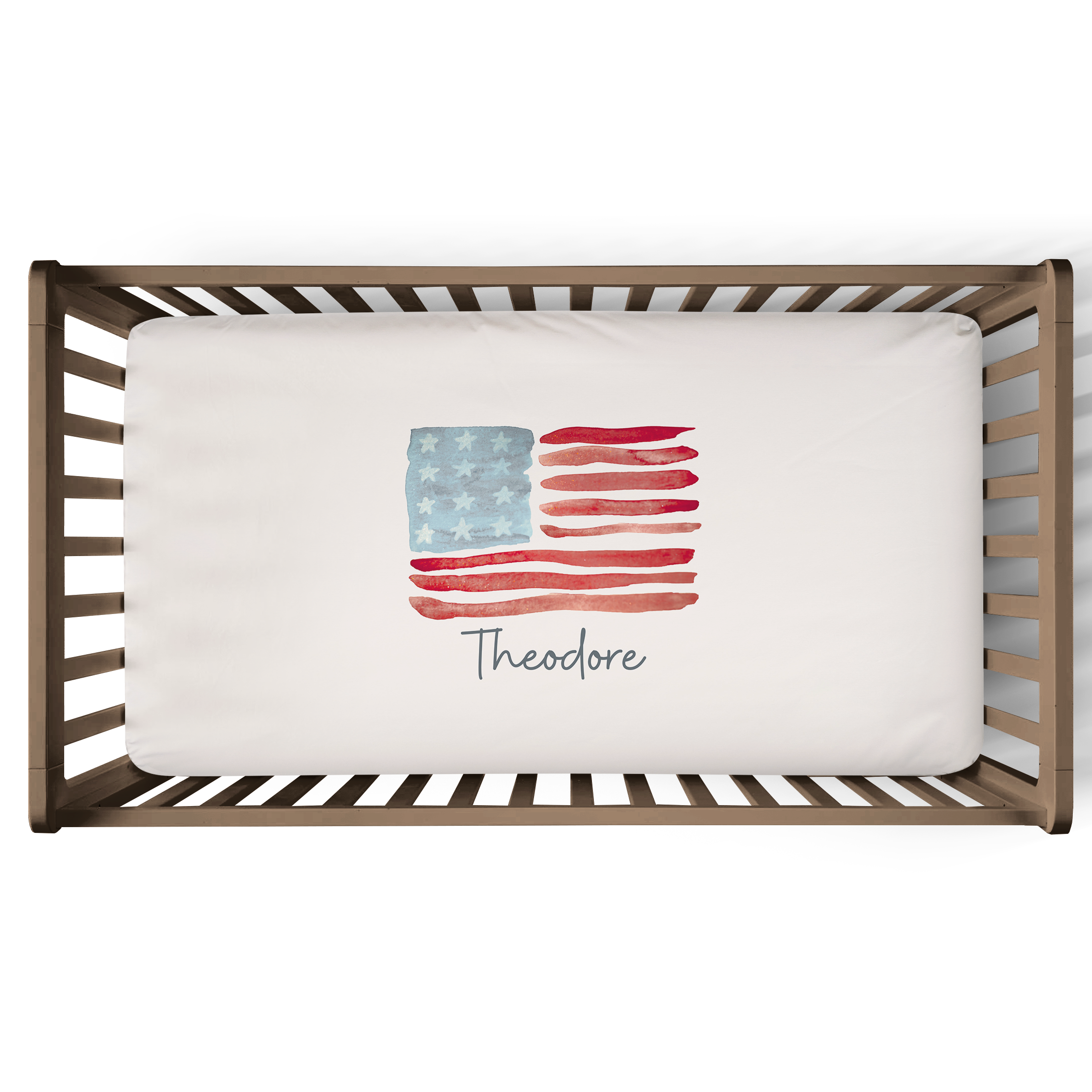 Personalized Crib Sheet | Old Glory