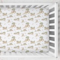 Crib Sheet | Honey Bear Toile
