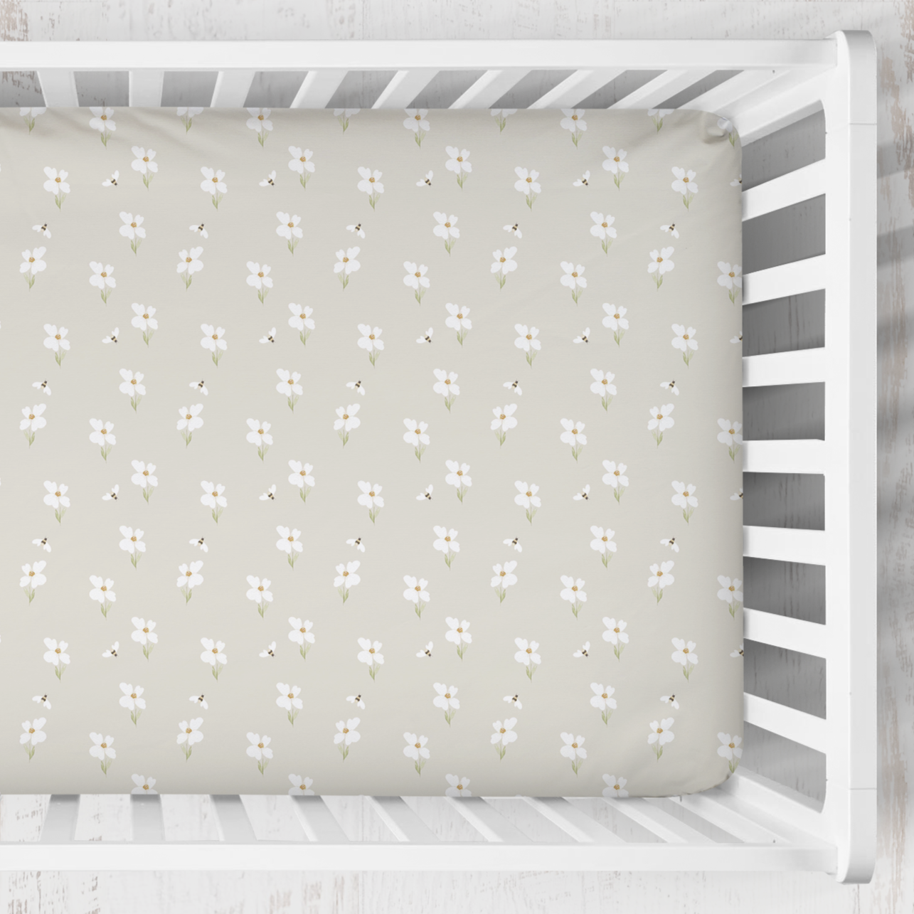 Crib Sheet | Honeybee Blooms