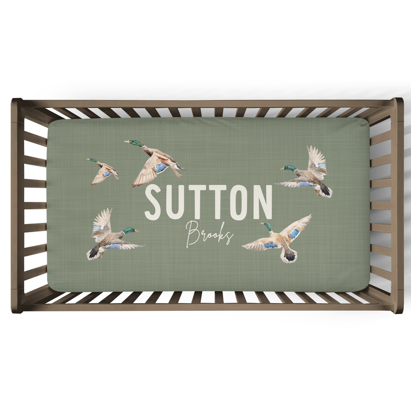 Crib Bedding Set | Mallard Flight