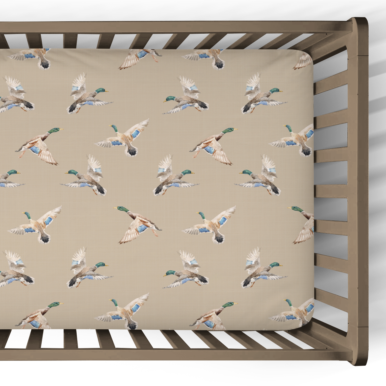 Crib Sheet | Mallard Flight Tan