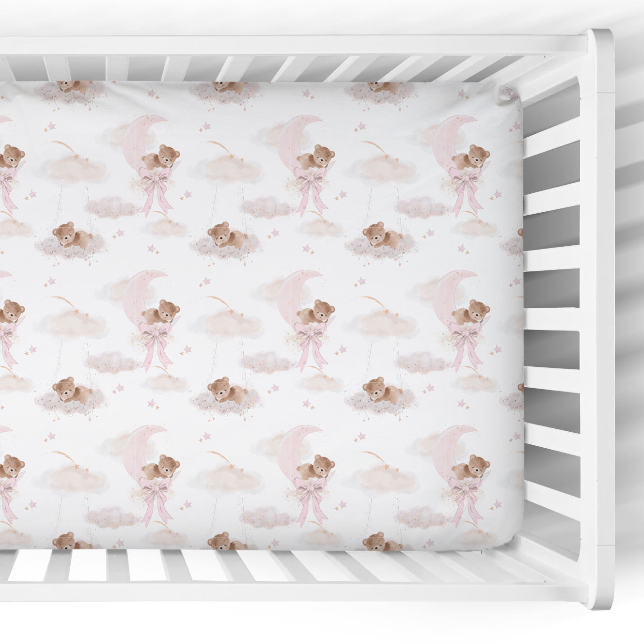 Crib Sheet | Moonlit Teddy Bears