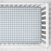 Crib Sheet | Gingham in Soft Chambray