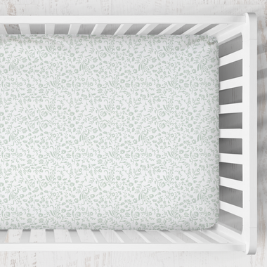 Crib Sheet | Sagewood Toile