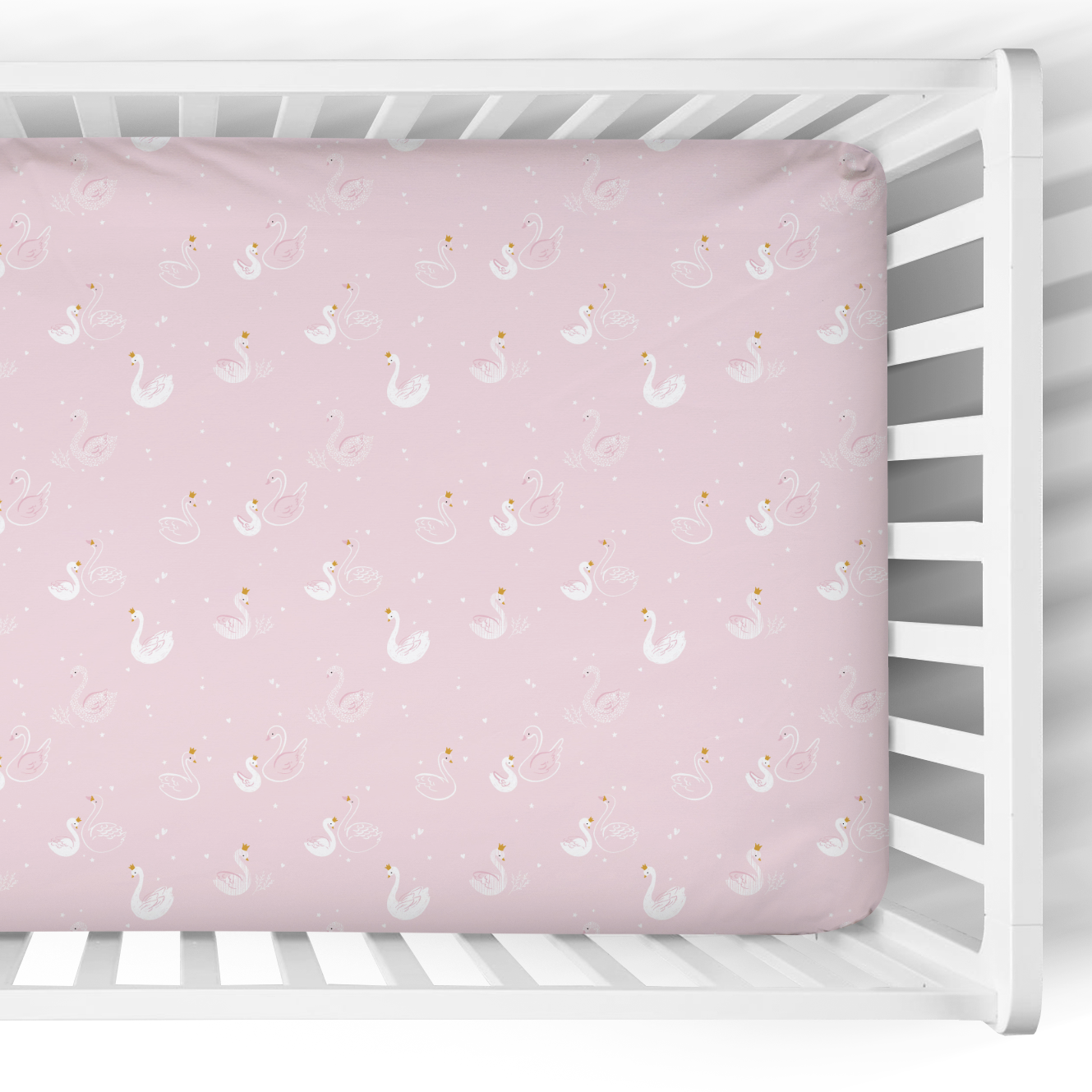 Crib Sheet | Twinkle Swans