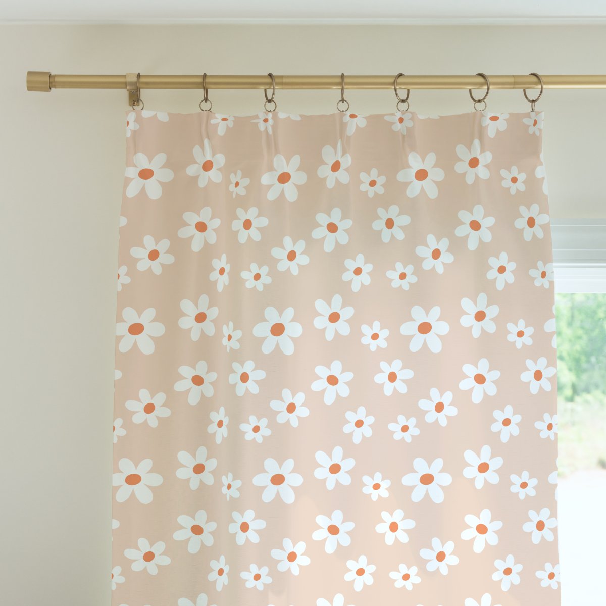 Daisy Curtain Panel - Daisy, gender_girl, Theme_Floral