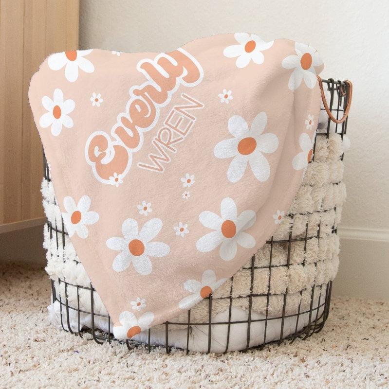 Daisy Personalized Baby Blanket - Daisy, gender_girl, Personalized_Yes